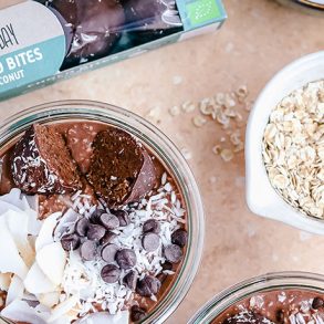 Choco-coconut overnight oats