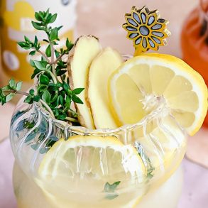 Sparkling Ginger mocktail