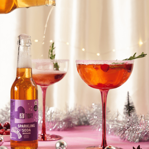 Rabarber & Cranberry Kerst Spritz