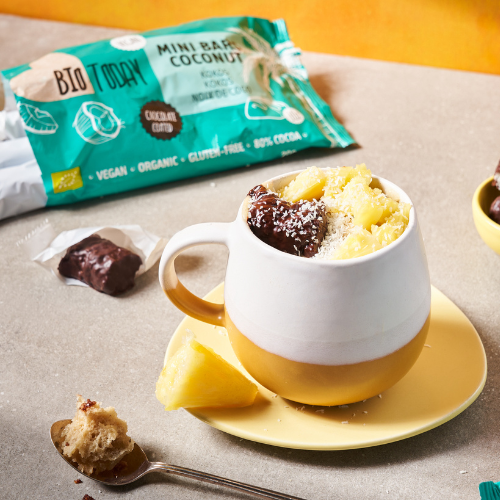 Vegan Mug Cake met Kokos Bar